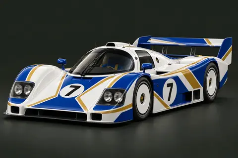 Ilustracja: Porsche 962C — legenda Le Mans