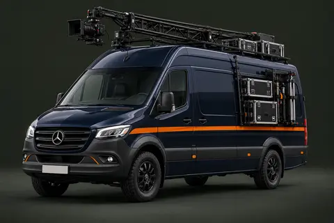 Ilustracja: Mercedes-Benz Sprinter — ekipa filmowa