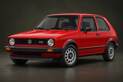 Ilustracja: Volkswagen Golf Mk1 GTI