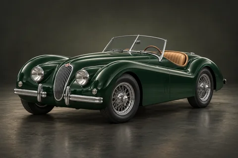 Ilustracja: Jaguar XK120